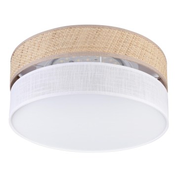 LED lubinis šviestuvas SIRJA BOHO LED/20W/230V 4000K skersmuo 35 cm smėlinė/balta
