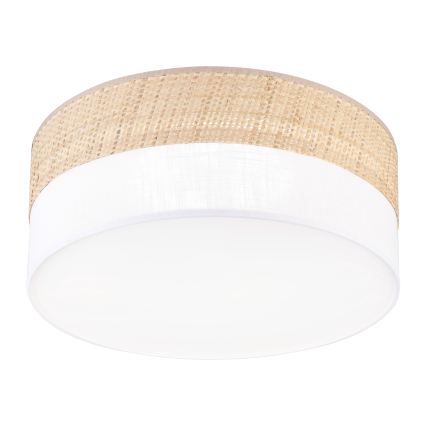 LED lubinis šviestuvas SIRJA BOHO LED/20W/230V 4000K skersmuo 35 cm smėlinė/balta