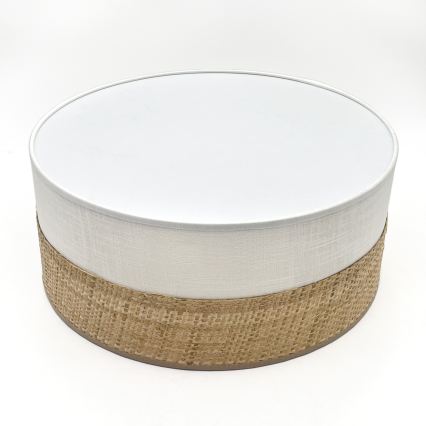 LED lubinis šviestuvas SIRJA BOHO LED/20W/230V 4000K skersmuo 35 cm smėlinė/balta