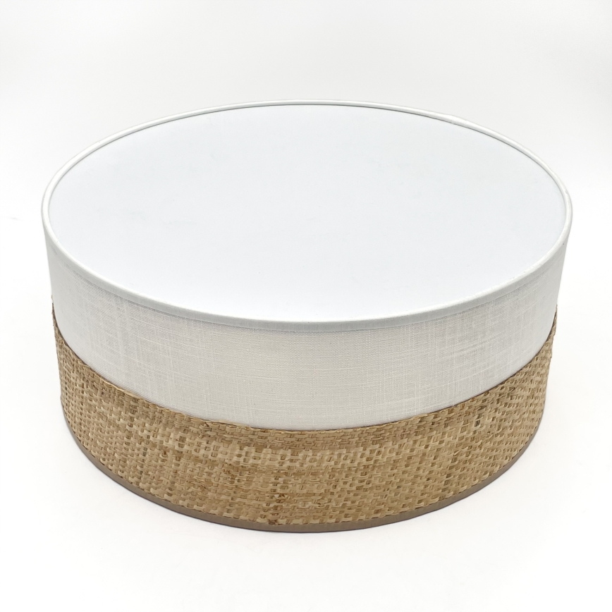 LED lubinis šviestuvas SIRJA BOHO LED/20W/230V 4000K skersmuo 35 cm smėlinė/balta