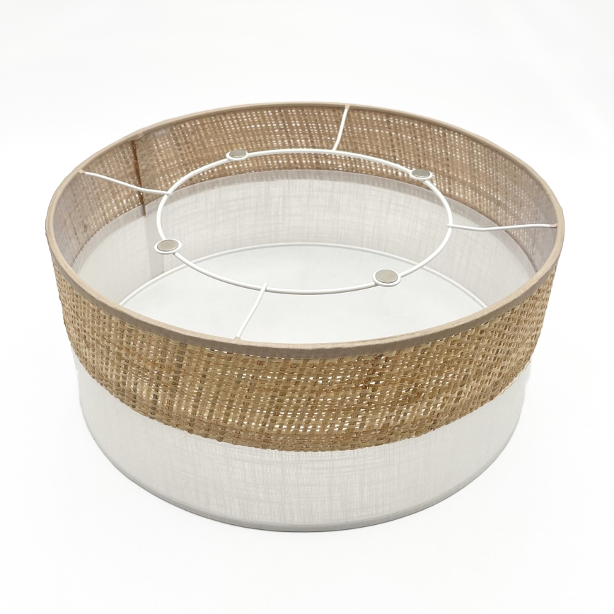 LED lubinis šviestuvas SIRJA BOHO LED/20W/230V 4000K skersmuo 35 cm smėlinė/balta