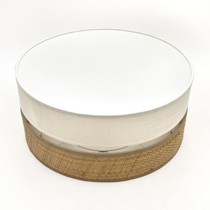 LED lubų šviestuvas SIRJA BOHO, 20 W, 230 V, 4000 K, skersmuo 35 cm, smėlio/kreminės spalvos