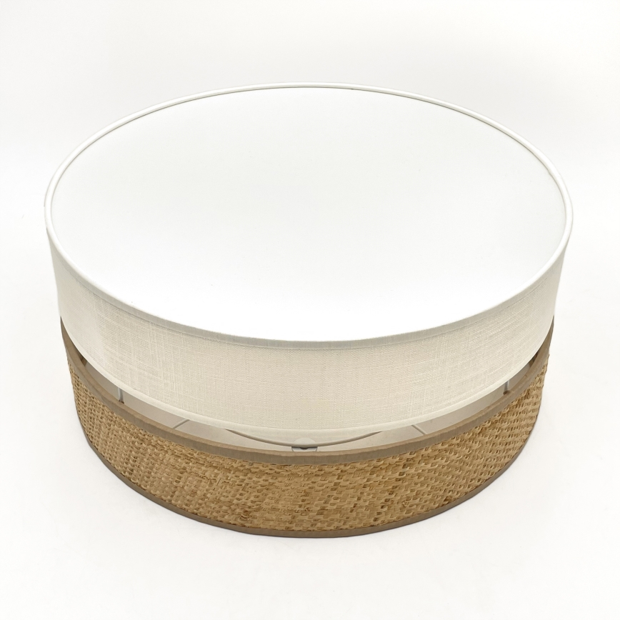 LED lubų šviestuvas SIRJA BOHO, 20 W, 230 V, 4000 K, skersmuo 35 cm, smėlio/kreminės spalvos