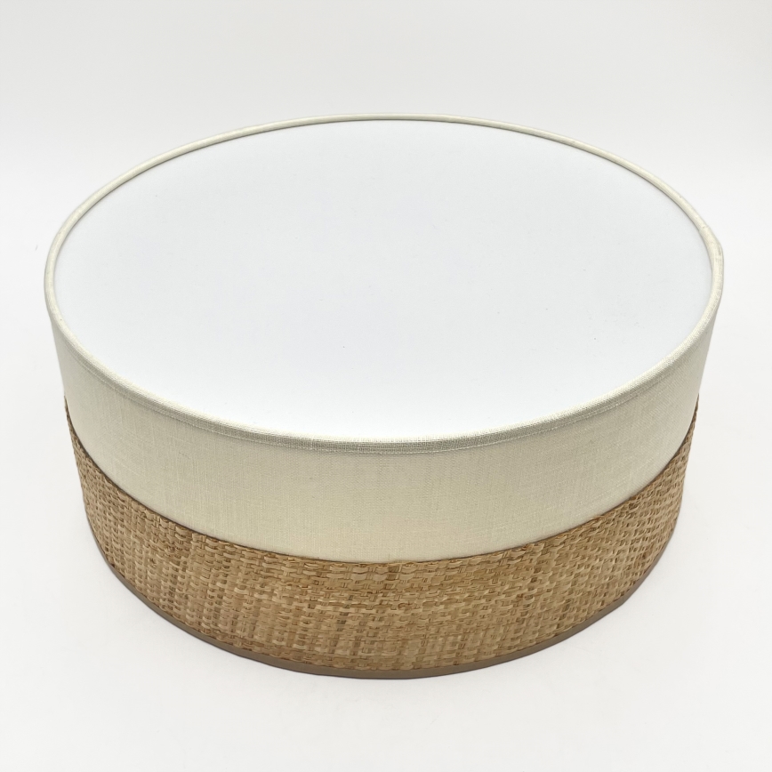 LED lubinis šviestuvas SIRJA BOHO LED/20W/230V 4000K skersmuo 35 cm smėlinė/kreminė