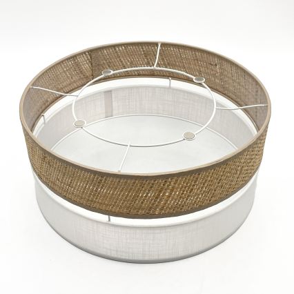 LED lubinis šviestuvas SIRJA BOHO LED/20W/230V 4000K skersmuo 35 cm smėlinė/balta