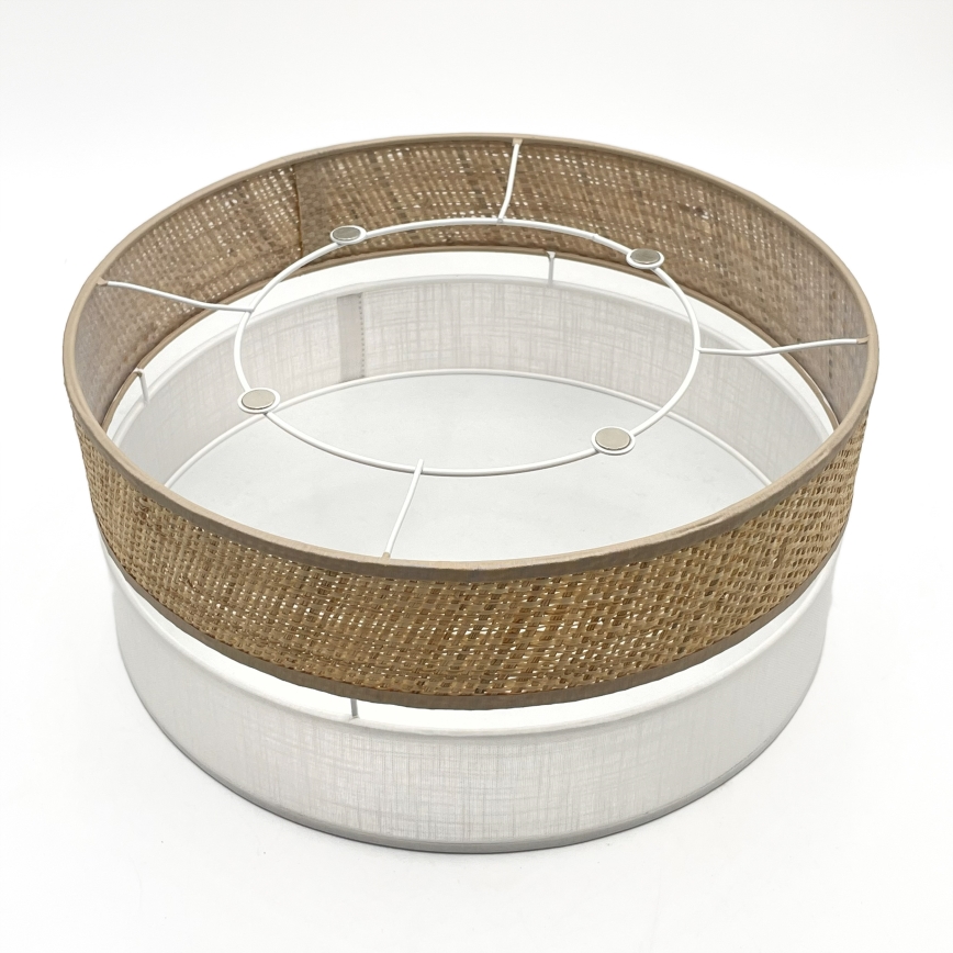 LED lubinis šviestuvas SIRJA BOHO LED/20W/230V 4000K skersmuo 35 cm smėlinė/balta