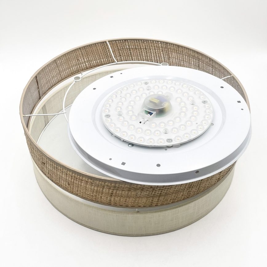 LED lubinis šviestuvas SIRJA BOHO LED/36W/230V 4000K skersmuo 45 cm smėlio/kreminė