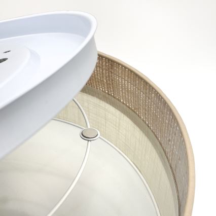 LED lubinis šviestuvas SIRJA BOHO LED/36W/230V 4000K skers. 45 cm smėlio/kreminė