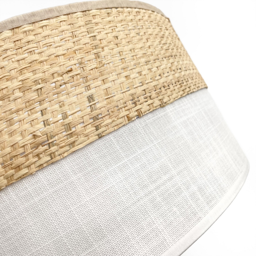 LED lubinis šviestuvas SIRJA BOHO LED/36W/230V 4000K skersmuo 45 cm smėlinė/balta