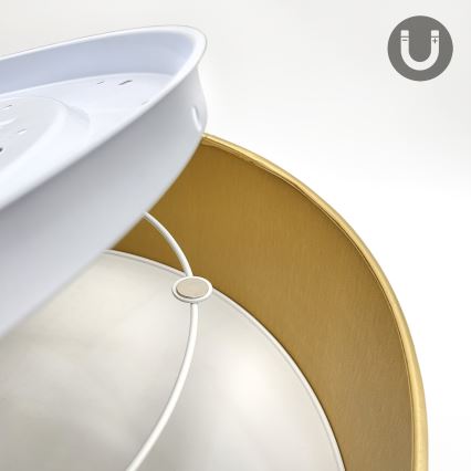 LED lubinis šviestuvas SIRJA LED/36W/230V 4000K Ø 45 cm rudas/auksinis