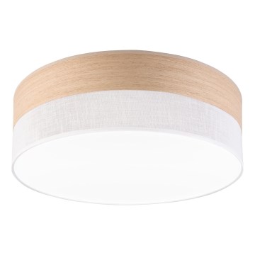 LED lubinis šviestuvas SIRJA WOOD LED/36W/230V diametras 45 cm balta/ąžuolas