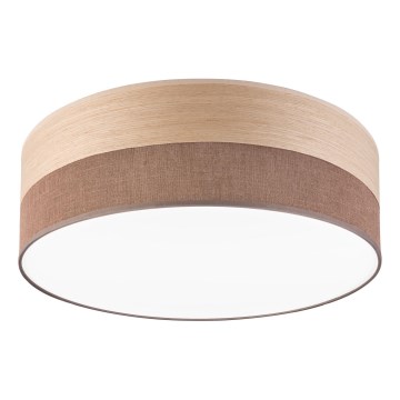 LED lubinis šviestuvas SIRJA WOOD LED/36W/230V diametras 45 cm ruda/ąžuolas