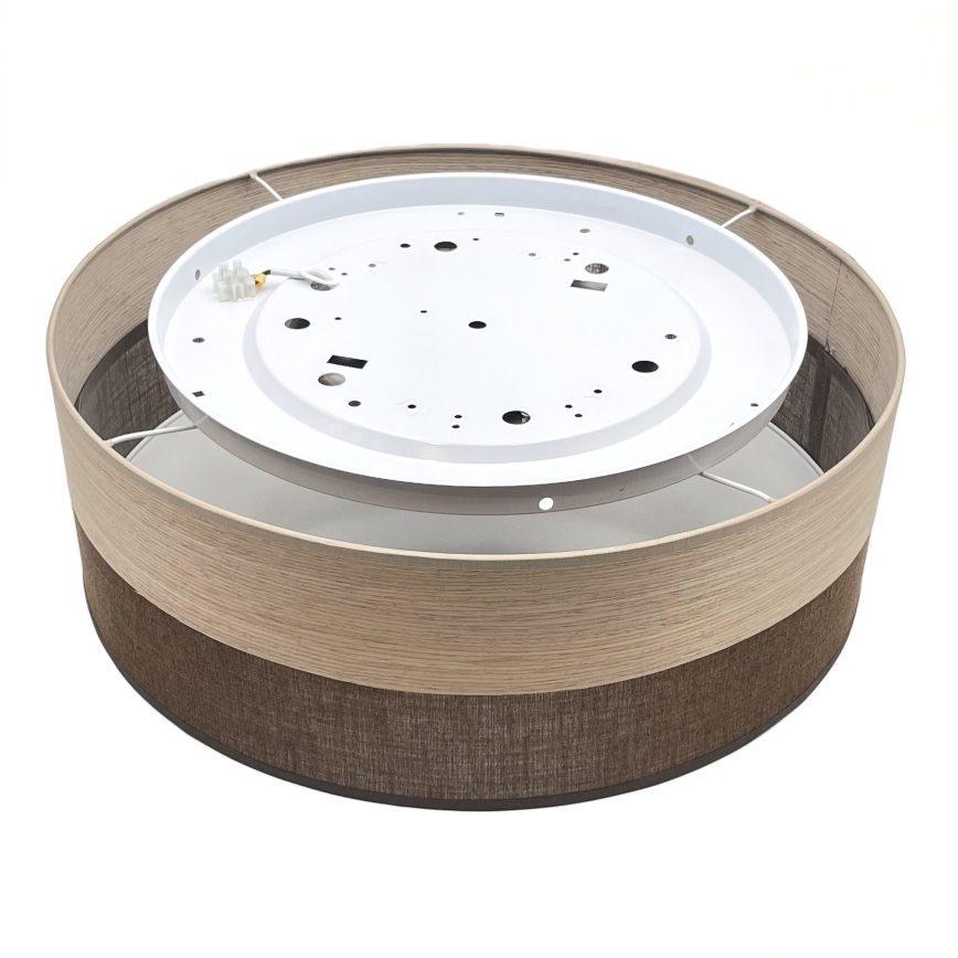 LED lubinis šviestuvas SIRJA WOOD LED/36W/230V diametras 45 cm ruda/ąžuolas
