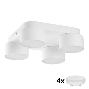LED lubinis šviestuvas SPACE 4xGX53/15W/230V baltas