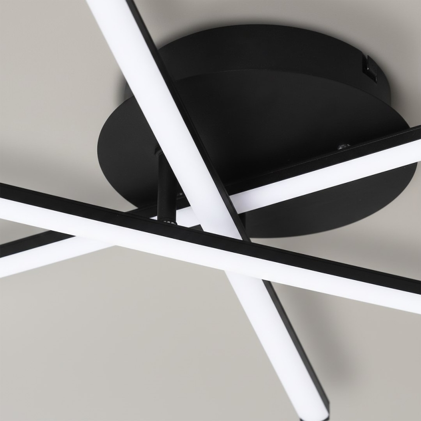 LED lubinis šviestuvas STICK LED/12W/230V juodas