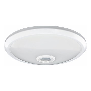 LED lubinis šviestuvas su judesio ir sutemų jutikliu LED/16W/230V skersm. 29 cm baltas
