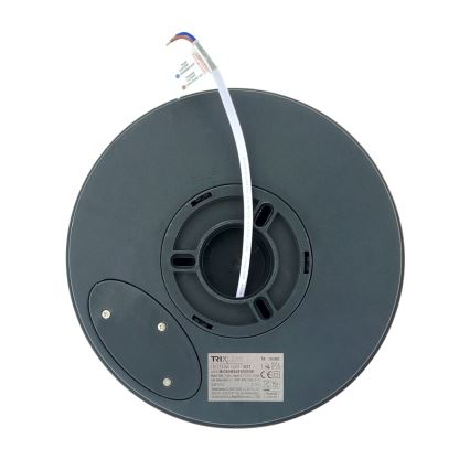 LED lubų šviestuvas su judesio jutikliu LED/20W/230V 3000/4000/6500K skersmuo 230 cm IP54 antracitas