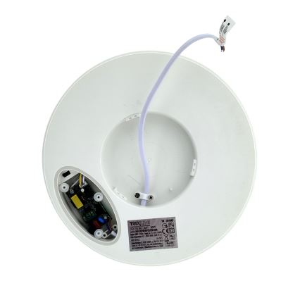 LED lubinis šviestuvas su judesio jutikliu LED/20W/230V 3000/4000/6500K skersmuo 230 cm IP54 pilkas