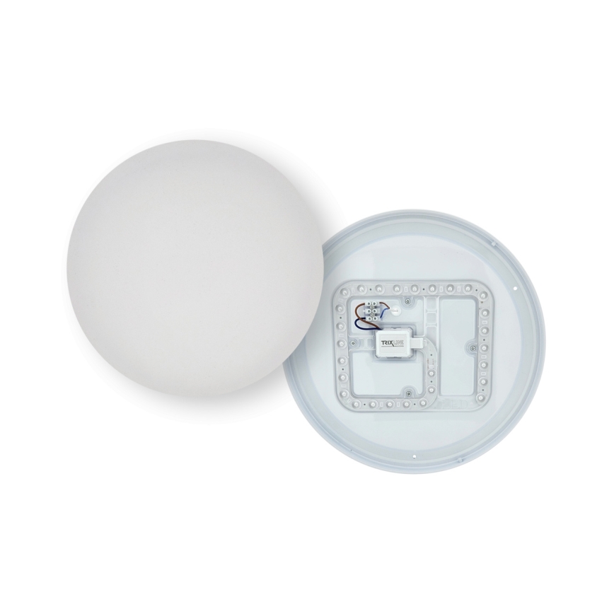 LED lubinis šviestuvas su judesio jutikliu LENA LED/24W/230V, skersmuo 37,3 cm, baltas