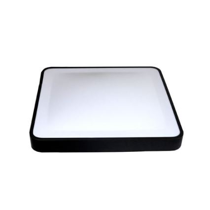 LED lubinis šviestuvas su judesio ir sutemų jutikliu WILTON LED/24W/230V 4000K 33x33 cm juodas