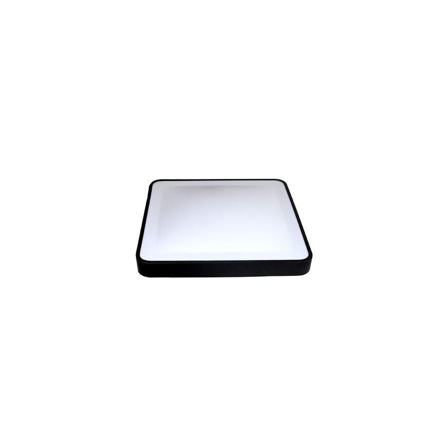 LED lubinis šviestuvas su judesio ir sutemų jutikliu WILTON LED/24W/230V 4000K 33x33 cm juodas