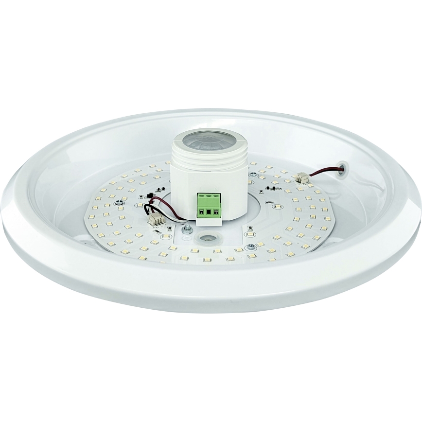LED lubinis šviestuvas su jutikliu ir avarinis modulis MANA LED/12W/230V 1500 mAh 4000K