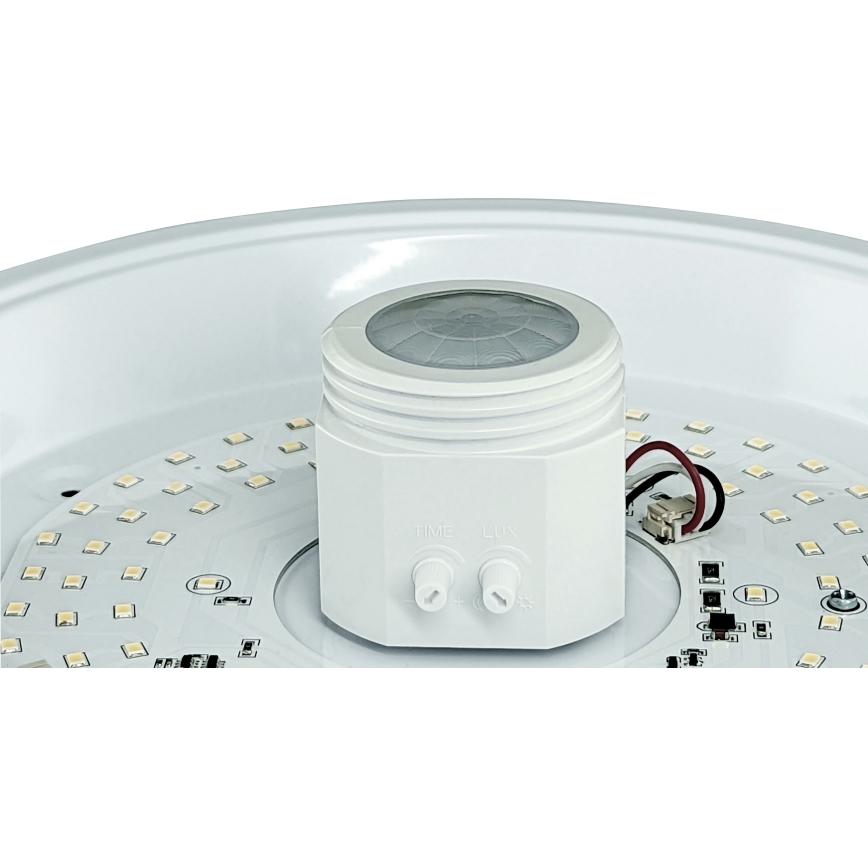 LED lubinis šviestuvas su jutikliu ir avarinis modulis MANA LED/12W/230V 1500 mAh 4000K