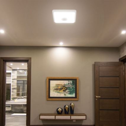 LED lubinis šviestuvas su jutikliu SAMSUNG CHIP LED/12W/230V 3000/4000/6000K balta