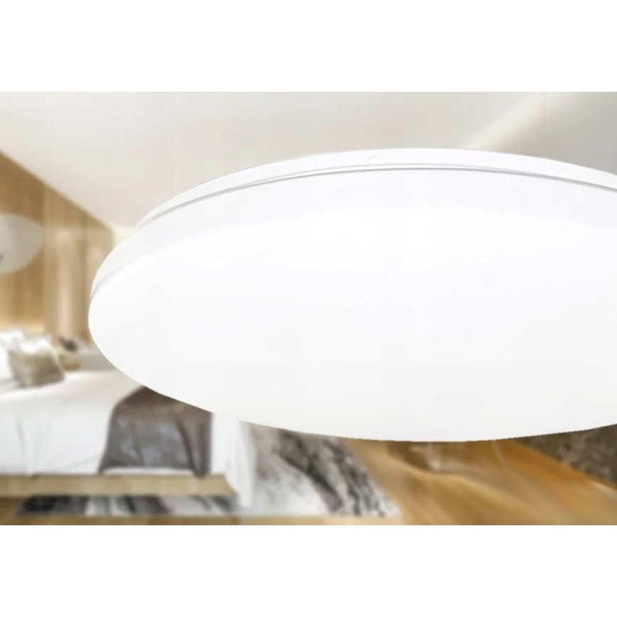 LED lubinis šviestuvas Su motion ir dusk jutiklis LED/24W/230V 4000K diametras 32,5 cm balta