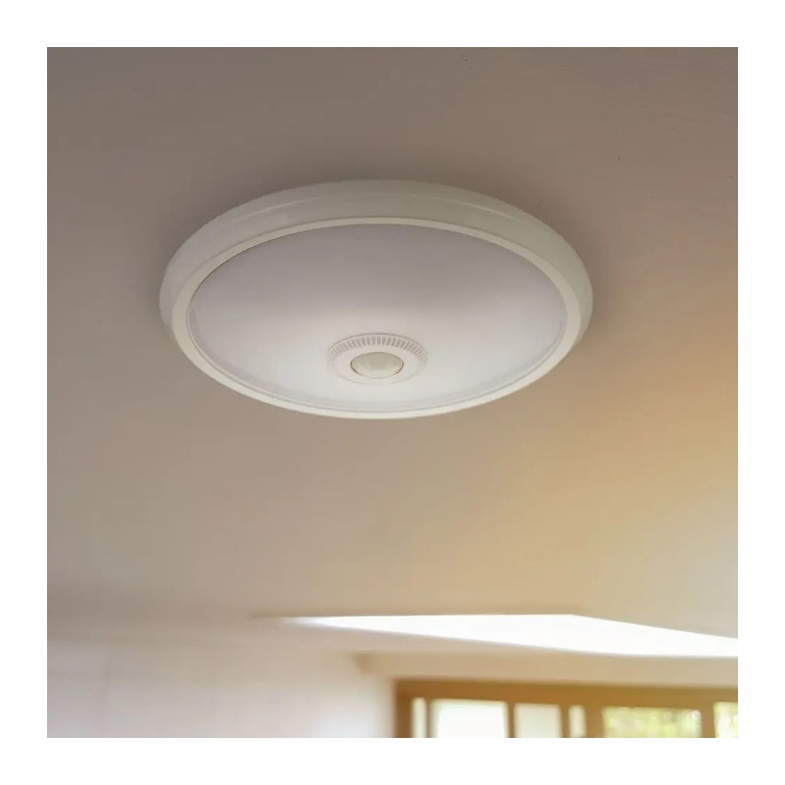 LED Lubinis šviestuvas su jutikliu SAMSUNG CHIP LED/12W/230V 6400K