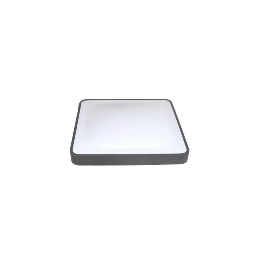 LED lubinis šviestuvas su judesio ir sutemų jutikliu WILTON LED/24W/230V 4000K 33x33 cm antracitas