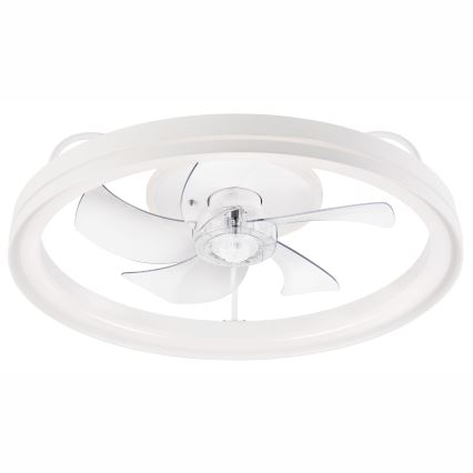 LED Pritemdomas lubinis šviestuvas su ventiliatoriumi FARGO LED/37W/230V baltas + nuotolinio valdymo pultas
