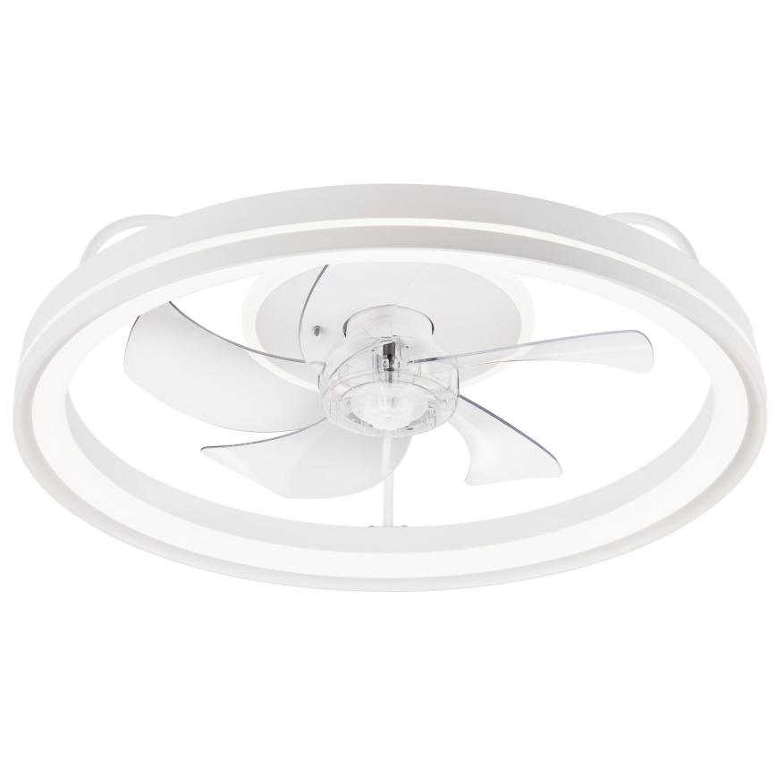 LED Pritemdomas lubinis šviestuvas su ventiliatoriumi FARGO LED/37W/230V baltas + nuotolinio valdymo pultas