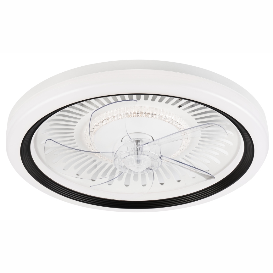 LED Pritemdomas lubinis šviestuvas su ventiliatoriumi GEMMA LED/37W/230V balta + nuotolinio valdymo pultas