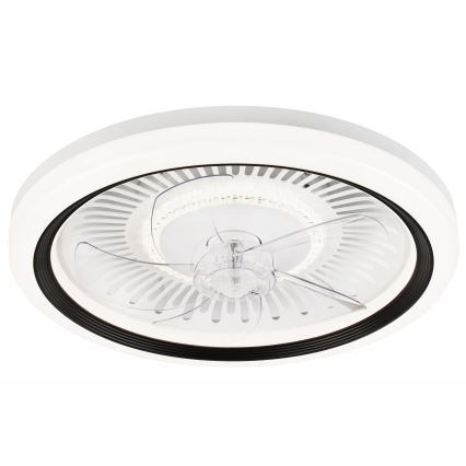 LED Pritemdomas lubinis šviestuvas su ventiliatoriumi GEMMA LED/37W/230V balta + nuotolinio valdymo pultas