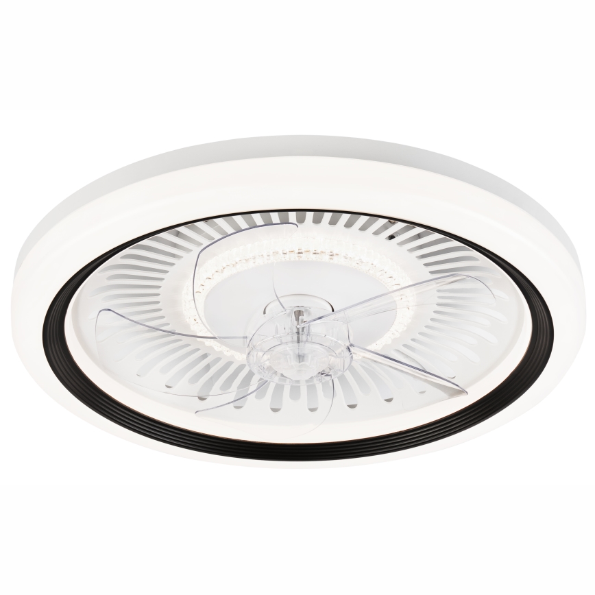 LED Pritemdomas lubinis šviestuvas su ventiliatoriumi GEMMA LED/37W/230V balta + nuotolinio valdymo pultas