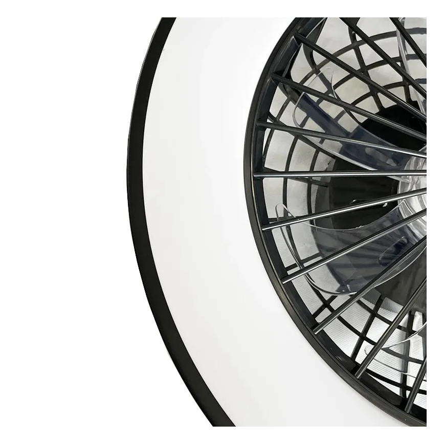 LED Pritemdomas lubinis šviestuvas su ventiliatoriumi OPAL LED/48W/230V 3000-6500K + nuotolinio valdymo pultas