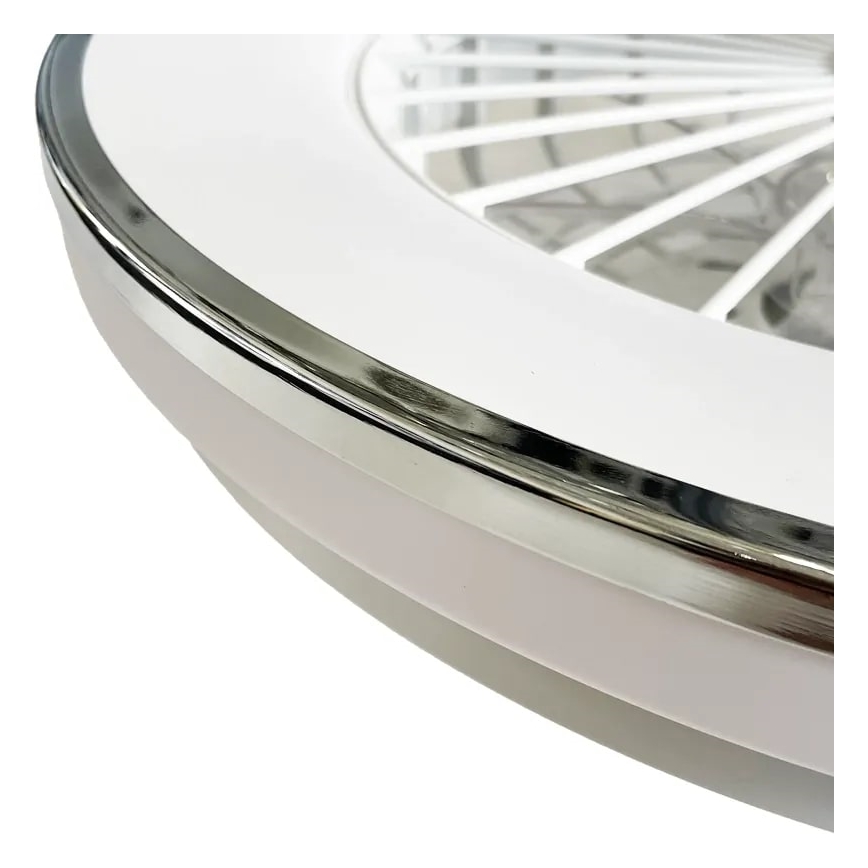 LED Pritemdomas lubinis šviestuvas su ventiliatoriumi OPAL LED/48W/230V 3000-6500K + nuotolinio valdymo pultas