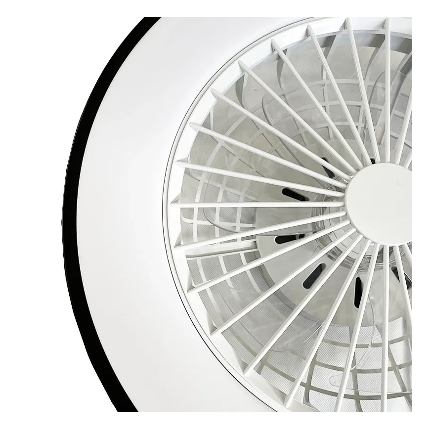 LED Pritemdomas lubinis šviestuvas su ventiliatoriumi OPAL LED/48W/230V 3000-6500K + nuotolinio valdymo pultas