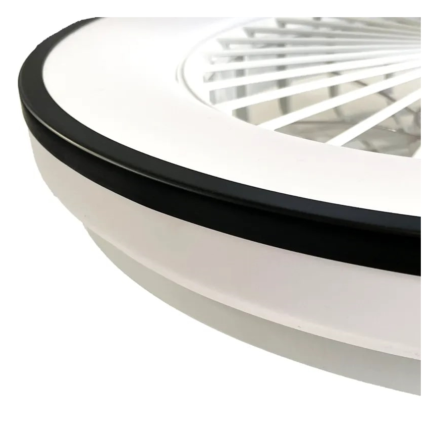 LED Pritemdomas lubinis šviestuvas su ventiliatoriumi OPAL LED/48W/230V 3000-6500K + nuotolinio valdymo pultas