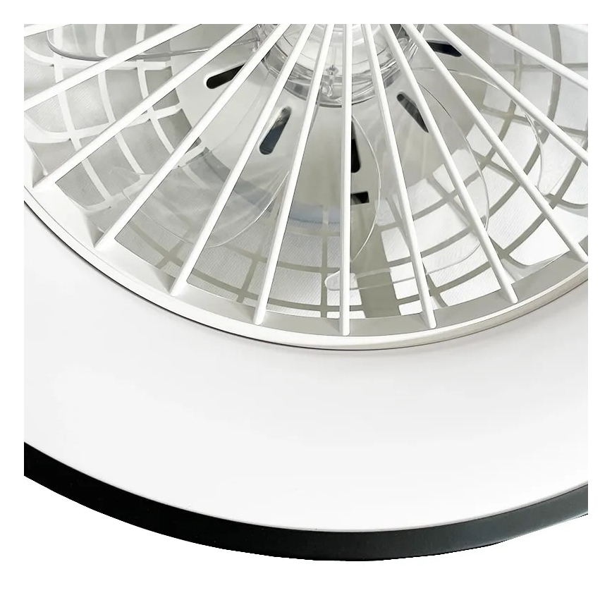 LED Pritemdomas lubinis šviestuvas su ventiliatoriumi OPAL LED/48W/230V 3000-6500K + nuotolinio valdymo pultas