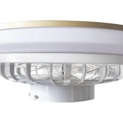 LED Pritemdomas lubinis šviestuvas su ventiliatoriumi OPAL LED/48W/230V 3000-6500K + nuotolinio valdymo pultas