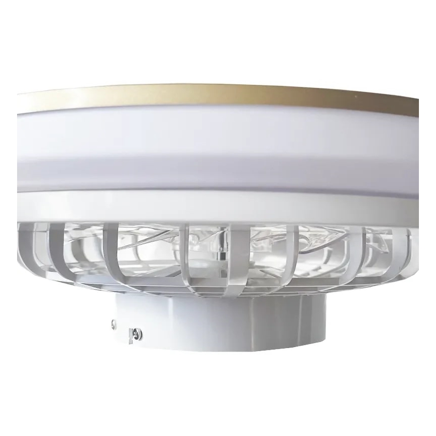 LED Pritemdomas lubinis šviestuvas su ventiliatoriumi OPAL LED/48W/230V 3000-6500K + nuotolinio valdymo pultas