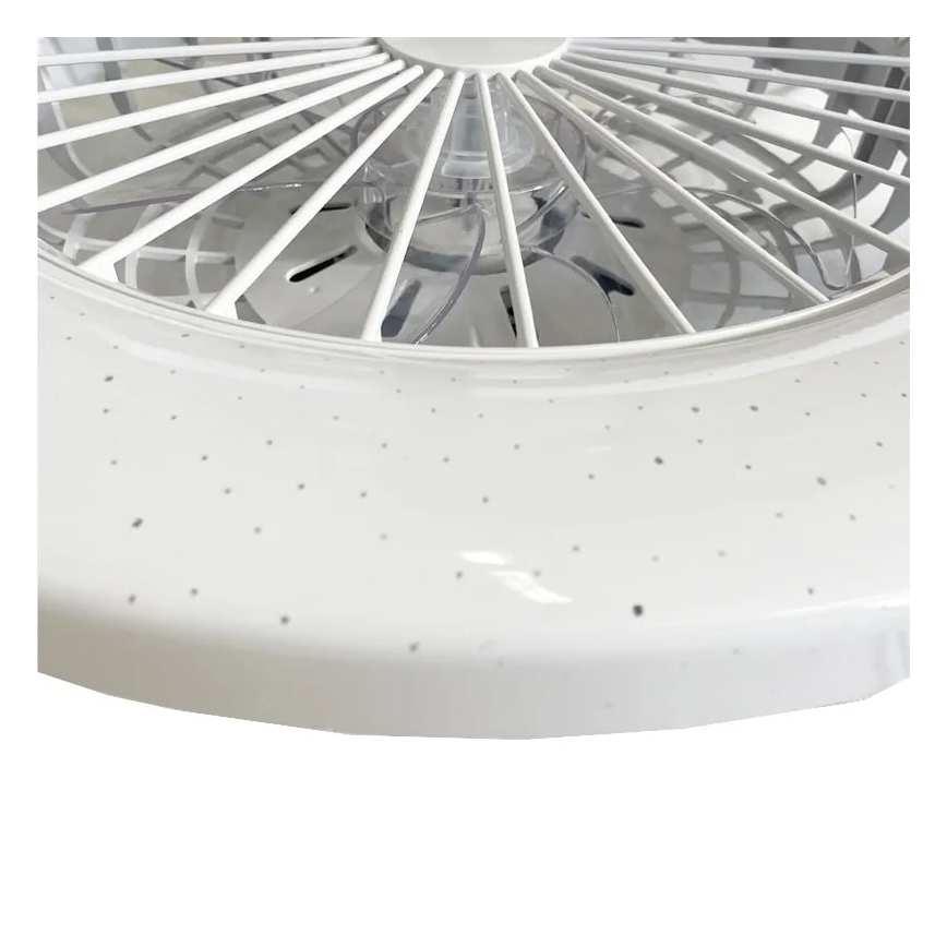 LED Pritemdomas lubinis šviestuvas su ventiliatoriumi STAR LED/48W/230V 3000-6500K + nuotolinio valdymo pultas
