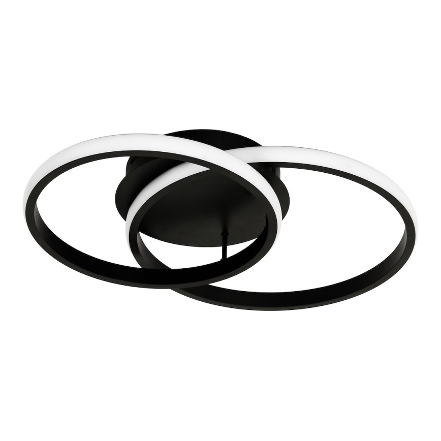 LED lubinis šviestuvas TITANO LED/12W/230V juodas