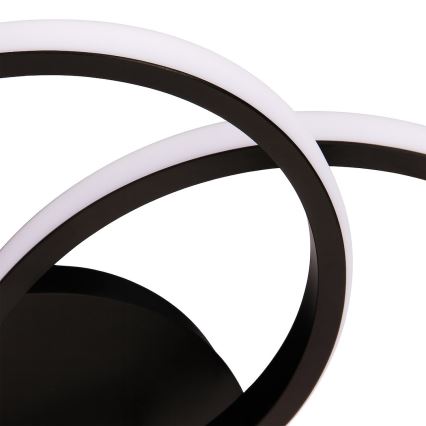 LED lubinis šviestuvas TITANO LED/12W/230V juodas