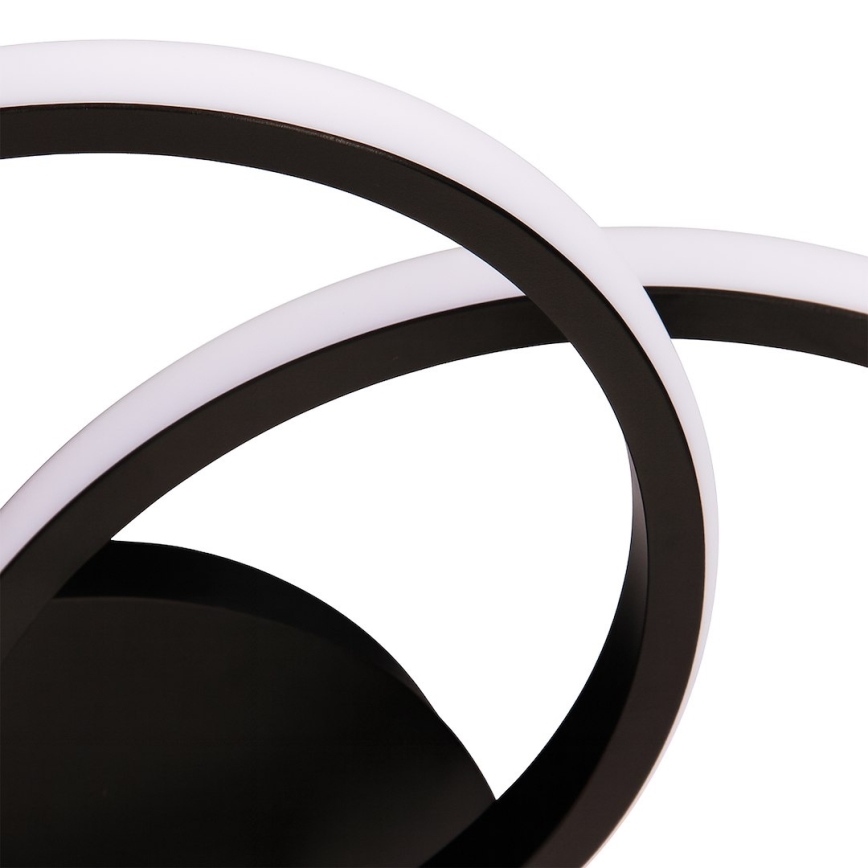 LED lubinis šviestuvas TITANO LED/12W/230V juodas