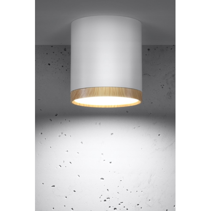 LED lubinis šviestuvas TUBA LED/5W/230V baltas/smėlio spalvos