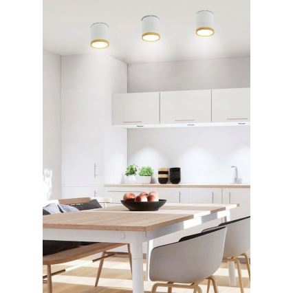 LED lubinis šviestuvas TUBA LED/5W/230V baltas/smėlio spalvos