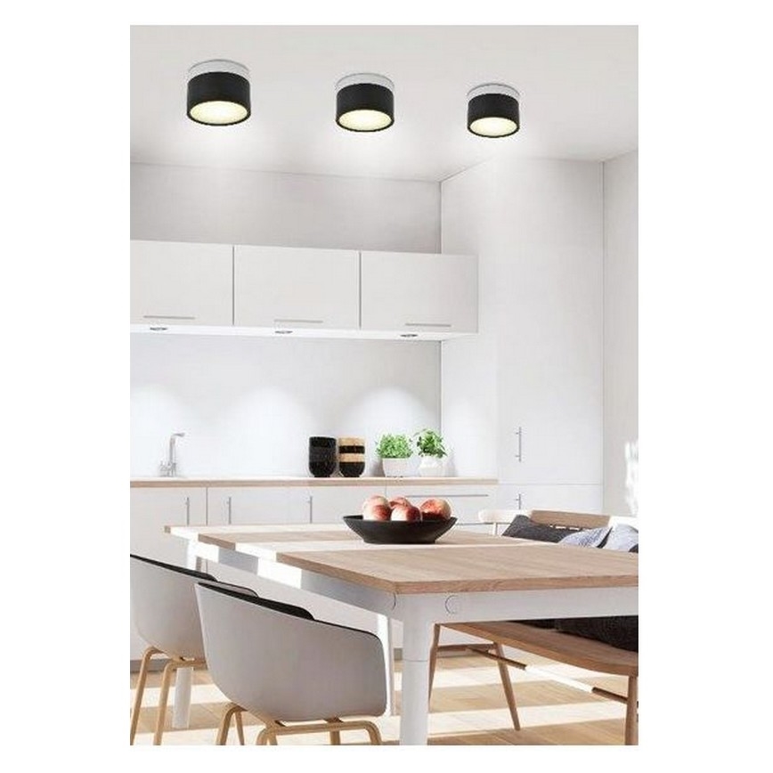 LED lubinis šviestuvas TUBA LED/9W/230V baltas/juodas
